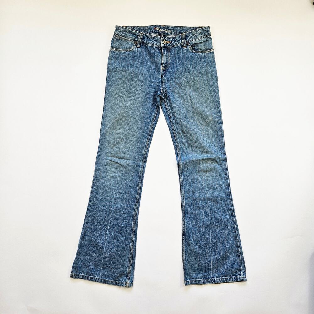 Y2k Ralph Lauren Low-Rise Flared Jeans Vintage - Size 28